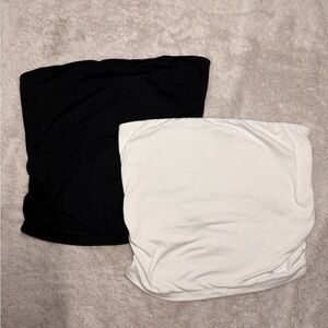 Classic Black and White Crop Tops